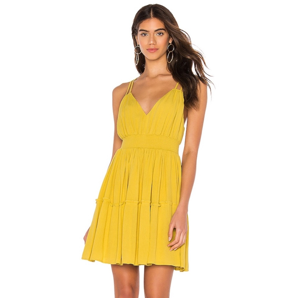 Yellow summer dress from Revolve